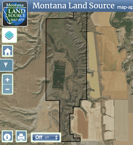 Judith River Ranch map image