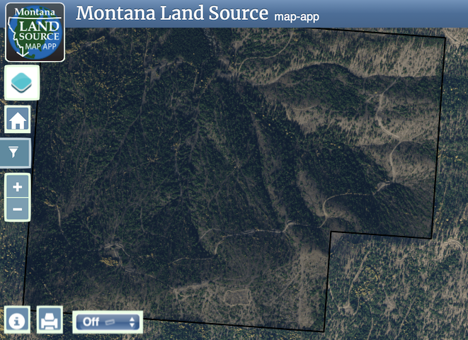 Lazier Creek map image
