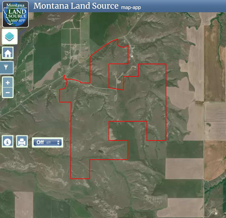 Line Creek Ranch map image