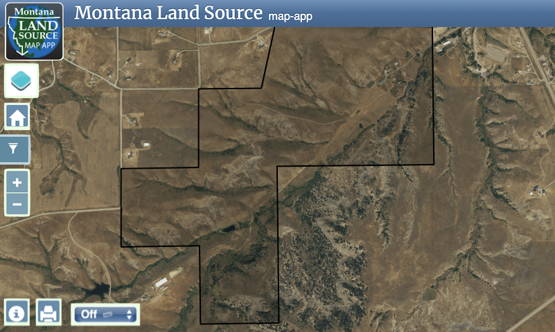 Little Basin Creek Ranch map image