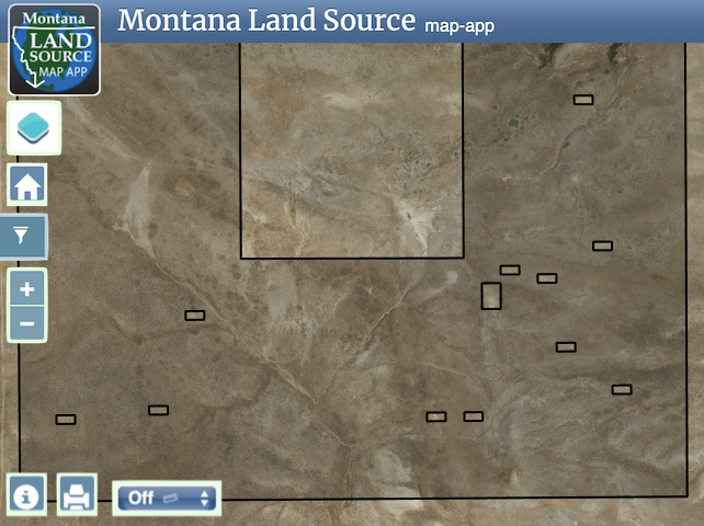 Lot 1 - 206 Acres, located on the south side of Elk Creek - Land Auction map image