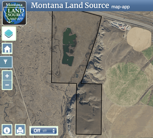 Mallard Lake on Rey Creek map image