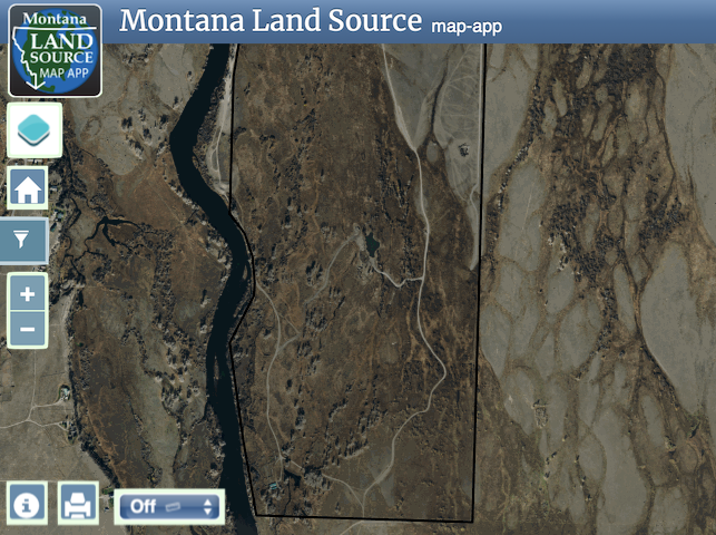 Mayfly Ranch on the Madison map image