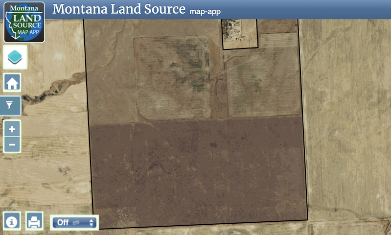McCone County Land map image