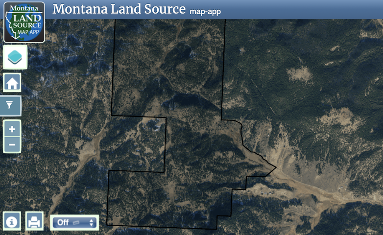 Meadow Gulch Hunting Ranch map image