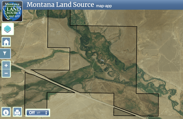Meandering Flows River Ranch map image