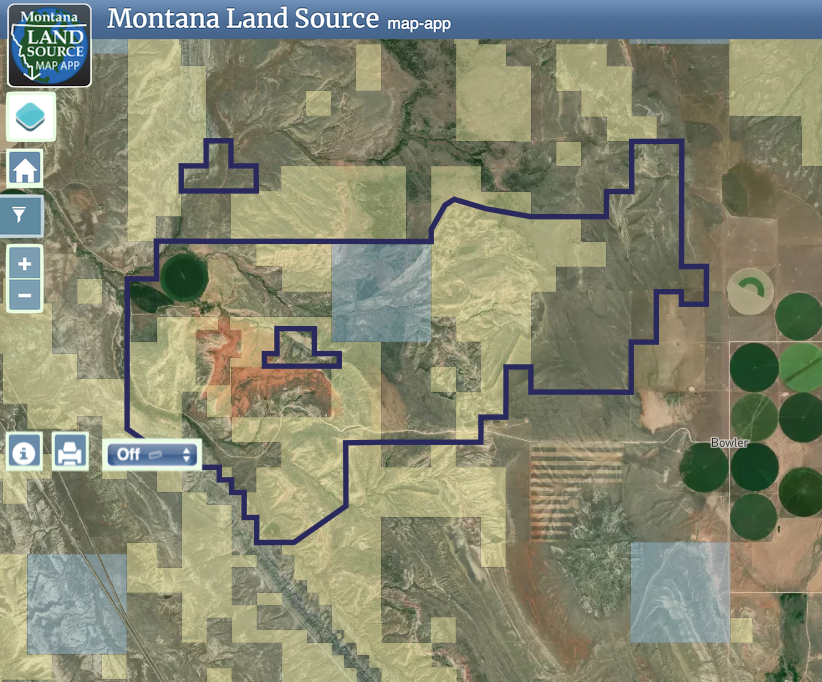 Middle Fork Ranch map image