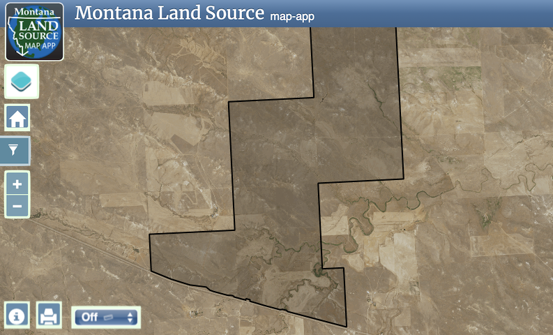 Mizpah Creek Ranch map image