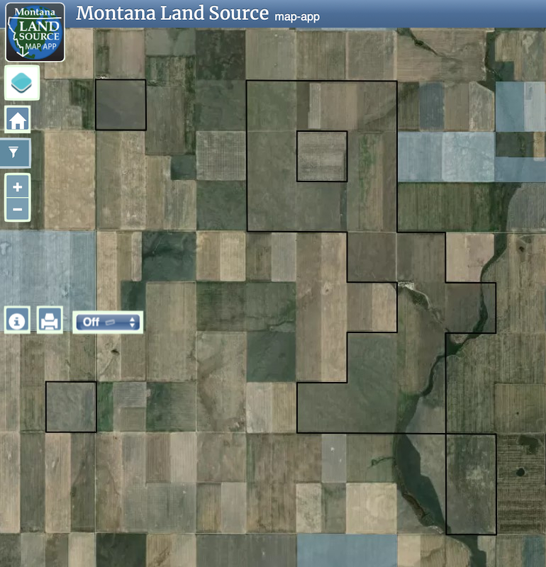 Monette Farms to Birch Creek Colony Sale map image