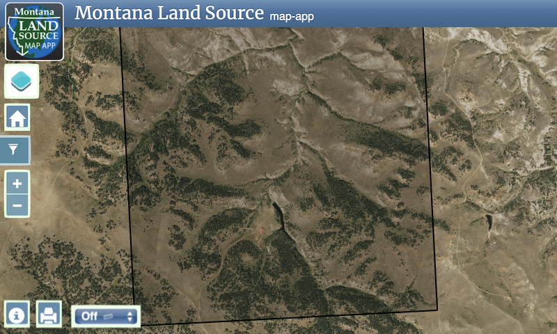 Montana Hidden Springs Ranch map image