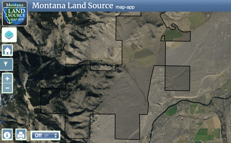 Montana Land & Cattle map image