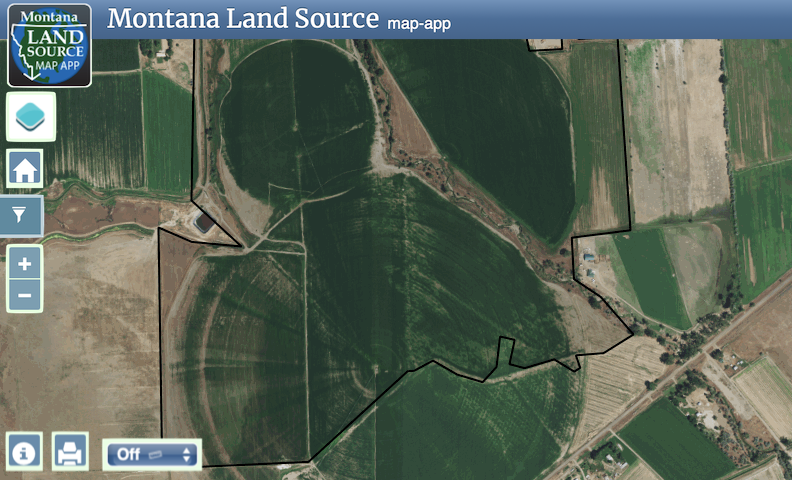 Montana Muster Creek Farm map image
