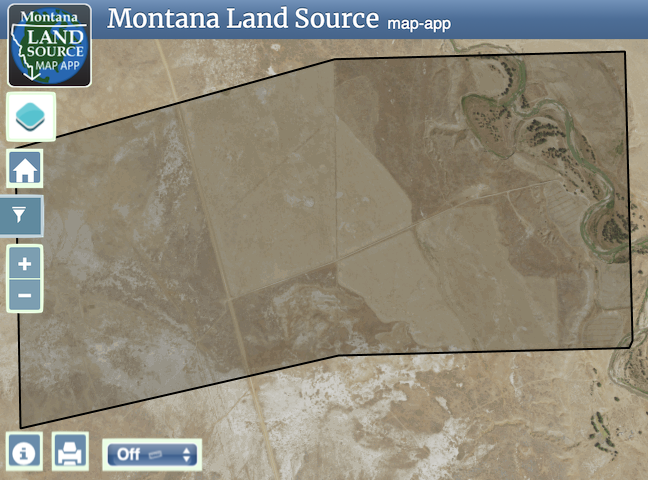 Musselshell River Property map image