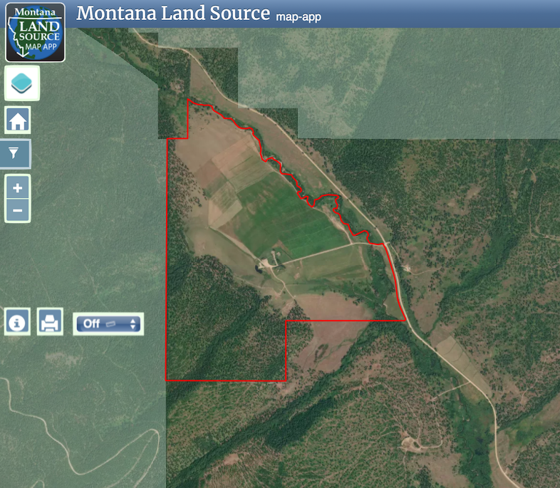 Ninemile Valley Ranch map image