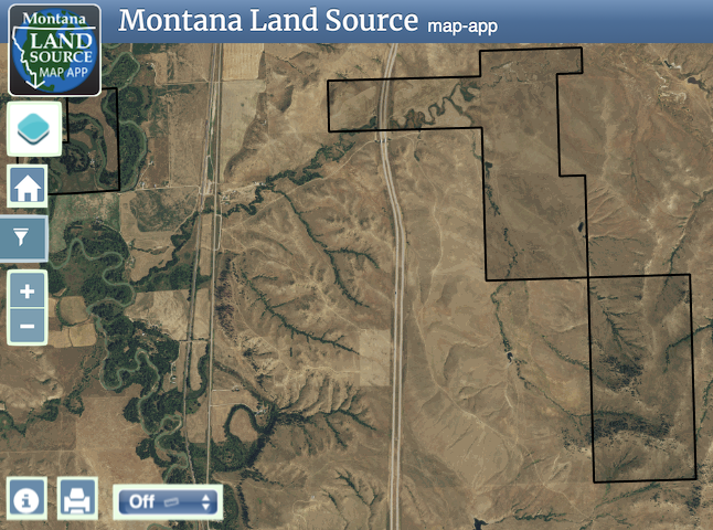 North Long Otter Road map image