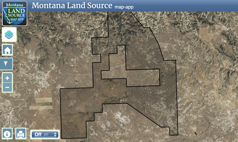 Old West Ranch map image