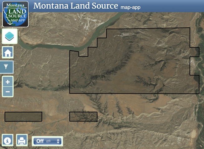 PN Ranch - Inholdings map image