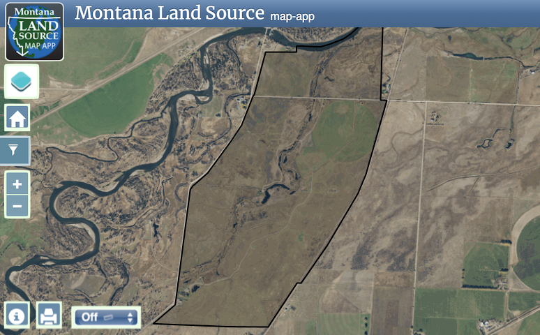 Parsons Spring Creek map image