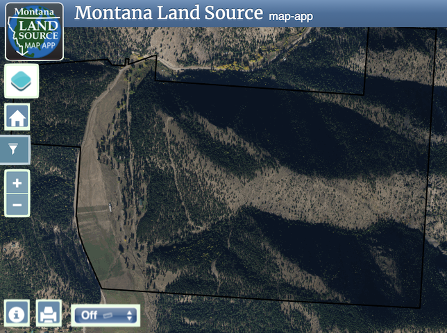 Petty Creek Meadows map image