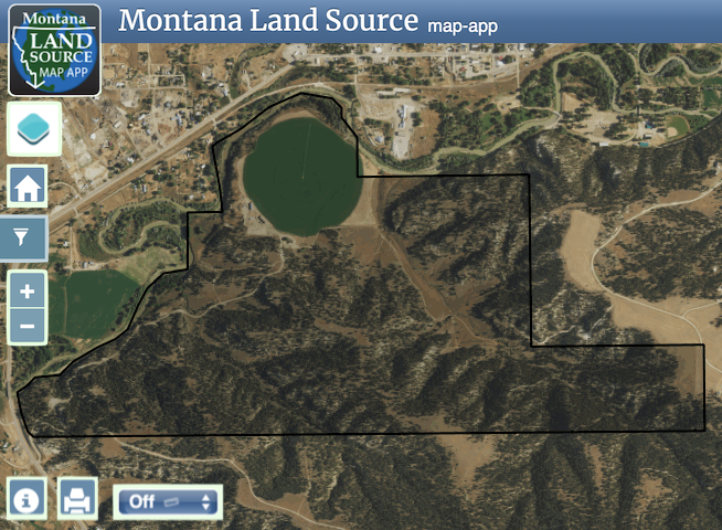 Pine Bluff Ranch map image