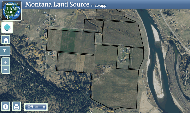 Plains River Ranch map image