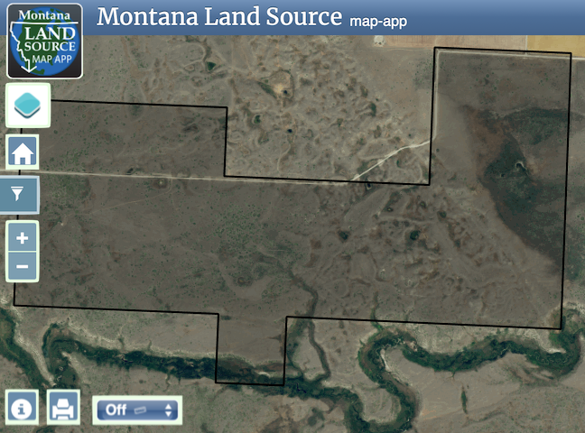 Portion - Grizzly Trails Ranch map image