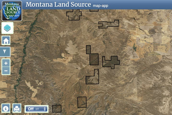 Pryor Creek Ranch map image