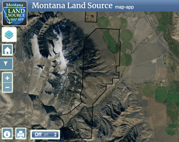 Quarter Circle C Ranch map image