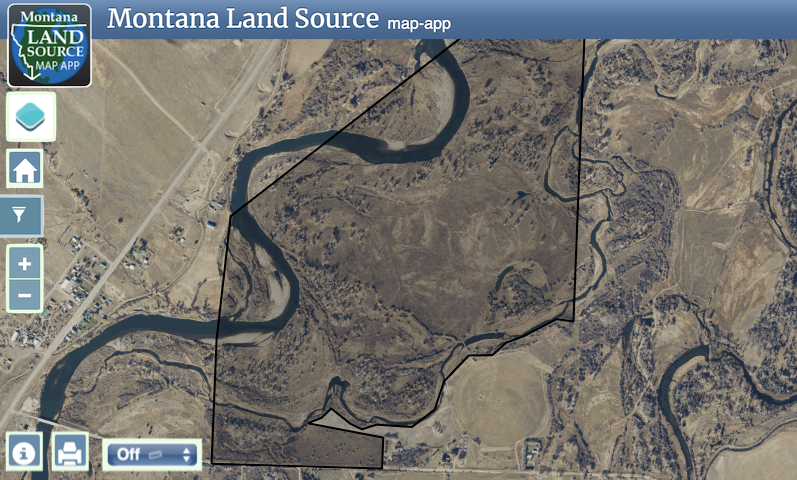 River Island Ranch map image