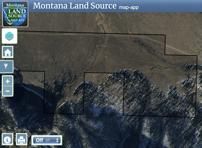 Roaring Creek Ranch map image