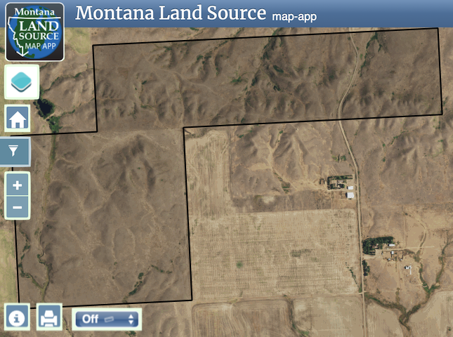 Roosevelt & Valley County Fractional Intrest - Parcel 4 map image