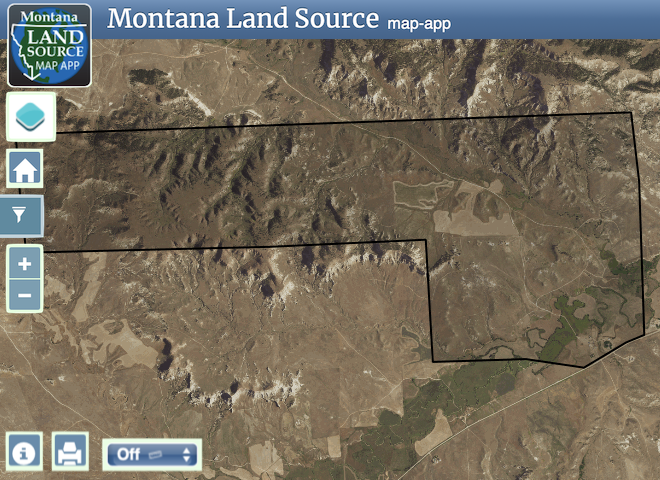 Rosebud Creek Ranch map image