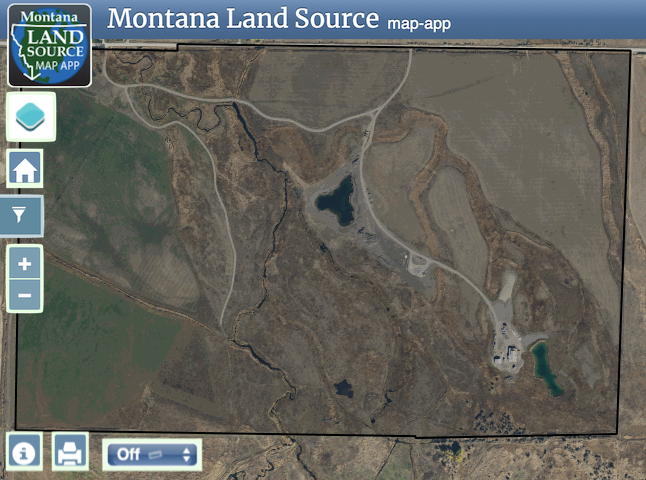 Running Colter North map image