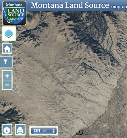 SRI River Holdings Land Swap - SRI to DNRC map image