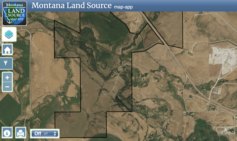 Sam's Big Spring Creek map image