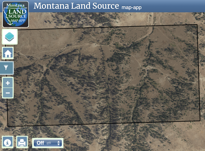 Sarpy Creek Road map image