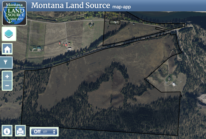 Sawmill Gulch Road map image