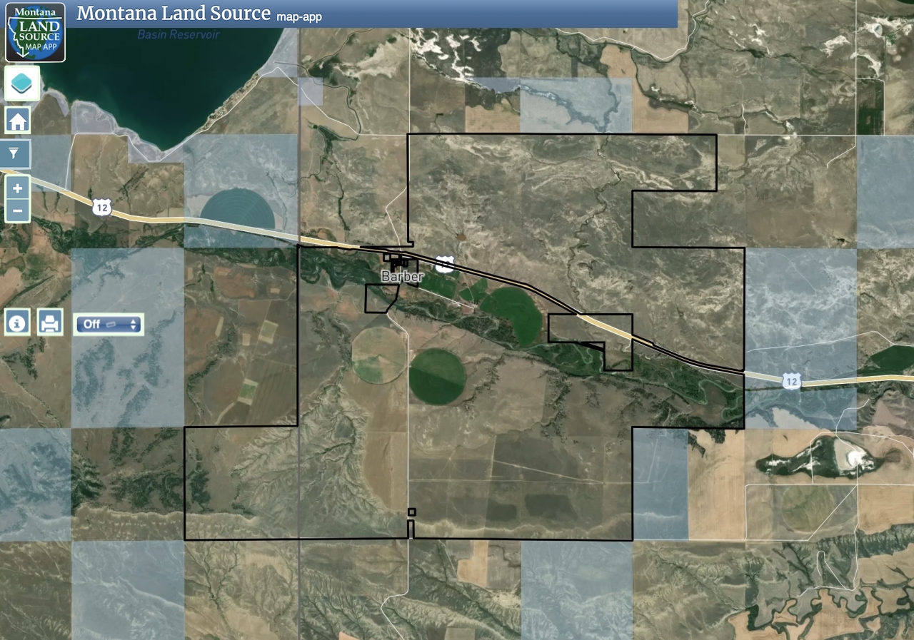 Wilks Mussellshell River Property map image