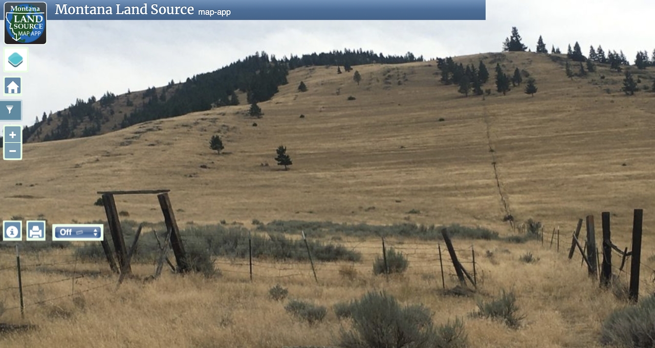 Wilks Gulch Road map image