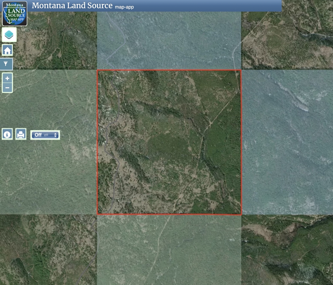 Elk Creek - McGinnis Meadows Road Section 11 map image