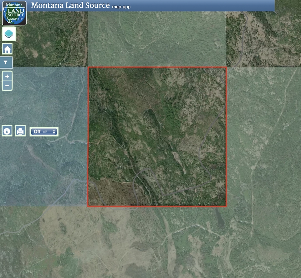 Whitney Lake Road - Section 15 map image
