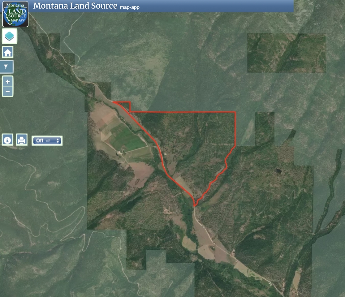 Pine Creek Ranch map image