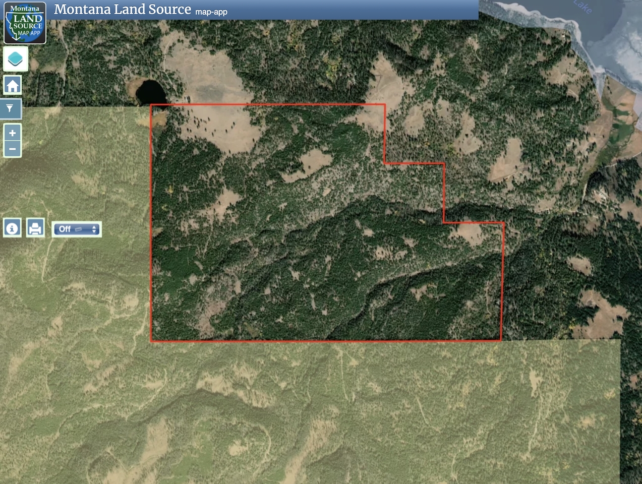 Braziel Creek map image