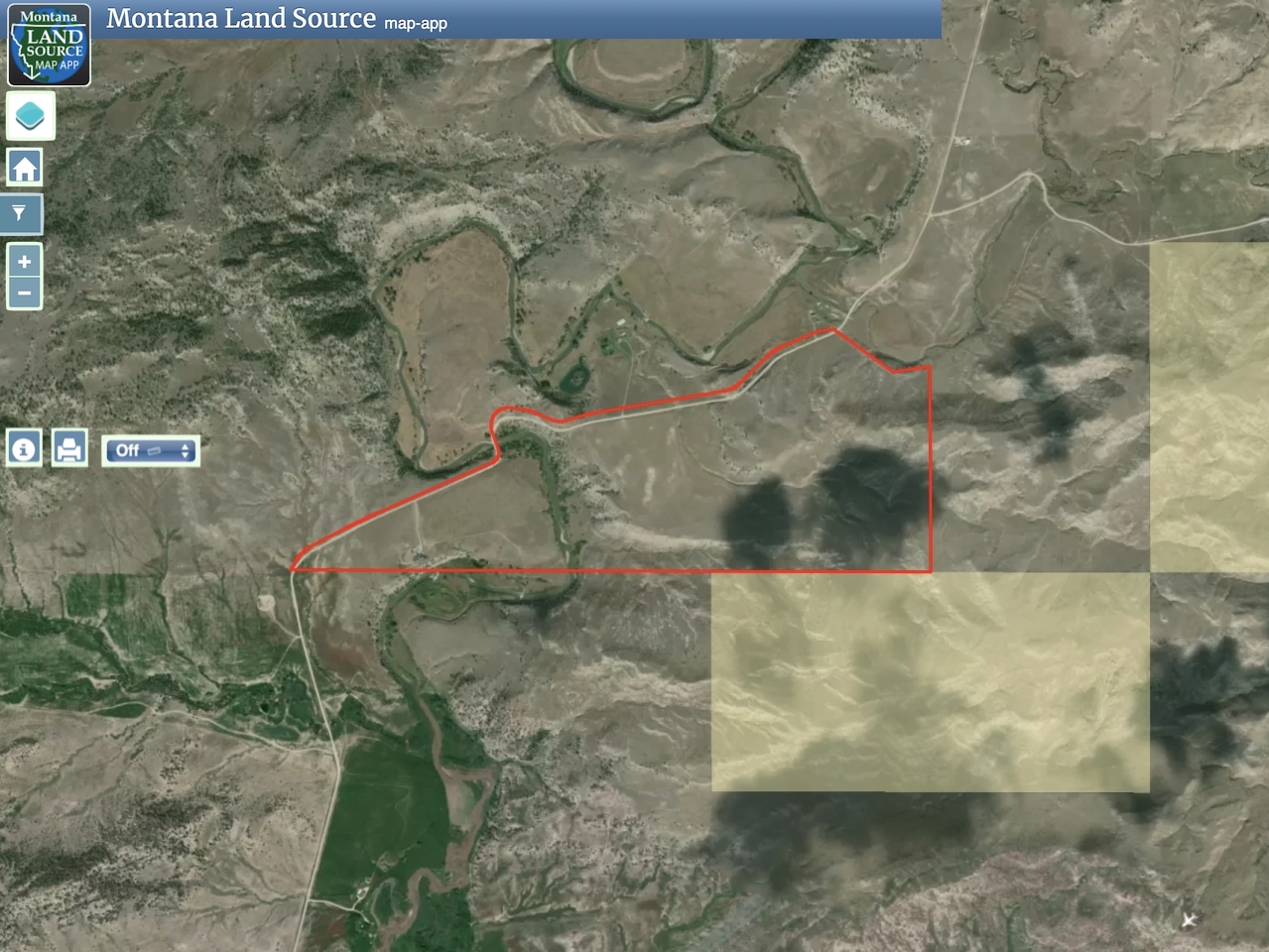 Sweet Grass Overlook map image