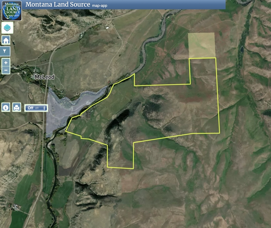 Titica Boulder River Ranch map image