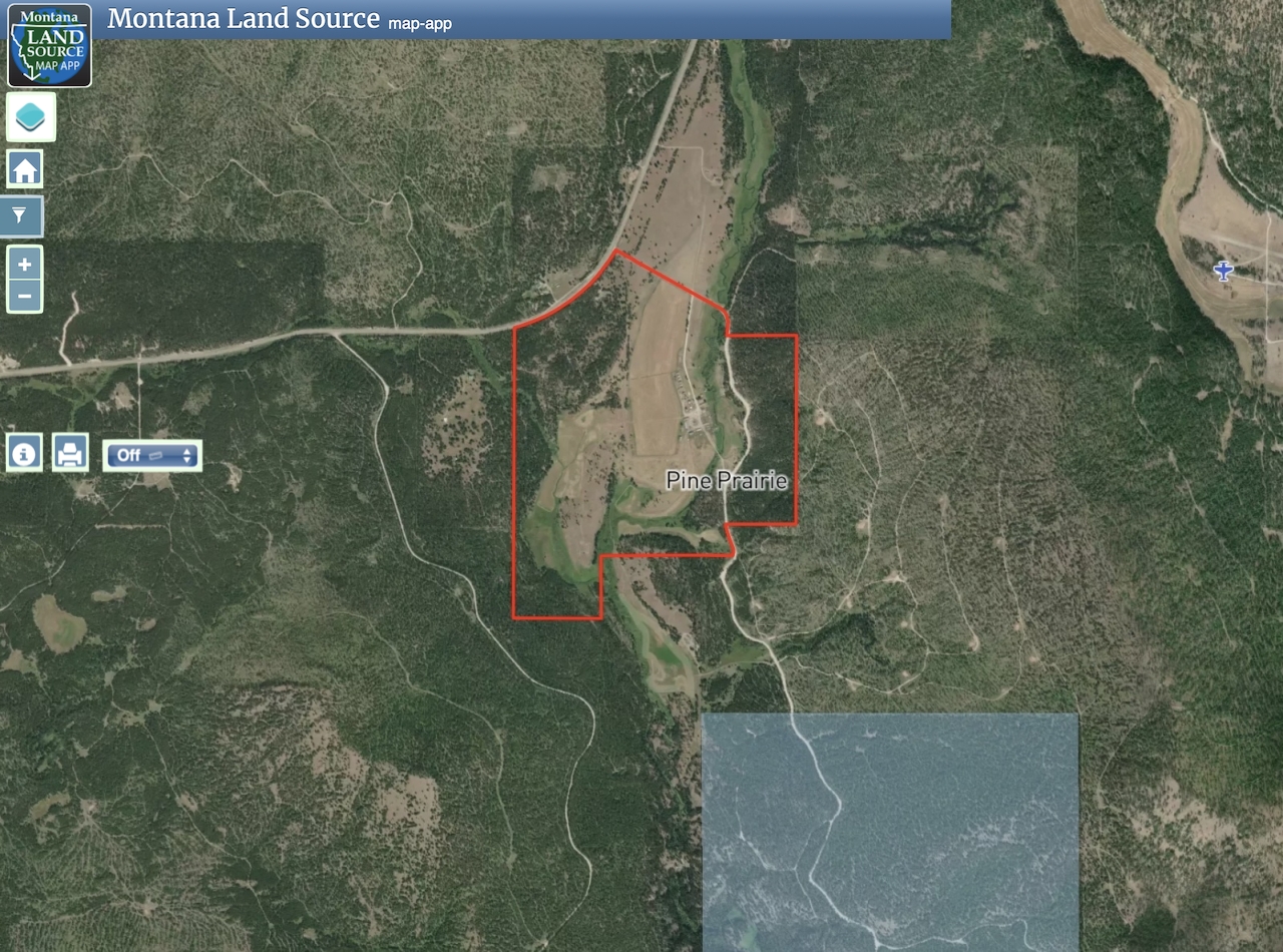 Triple Divide Lodge map image