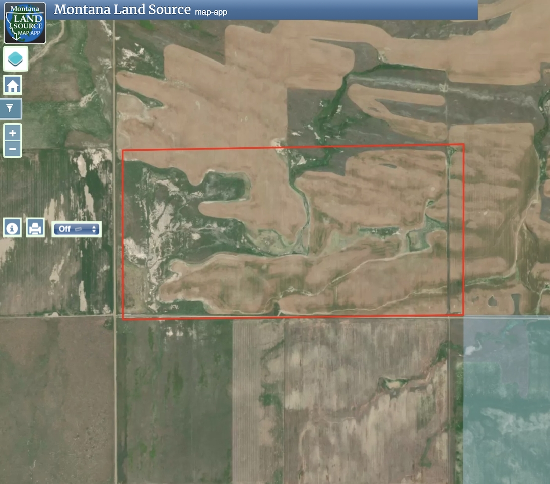 South 320 Acres Molt Rapelje Road map image
