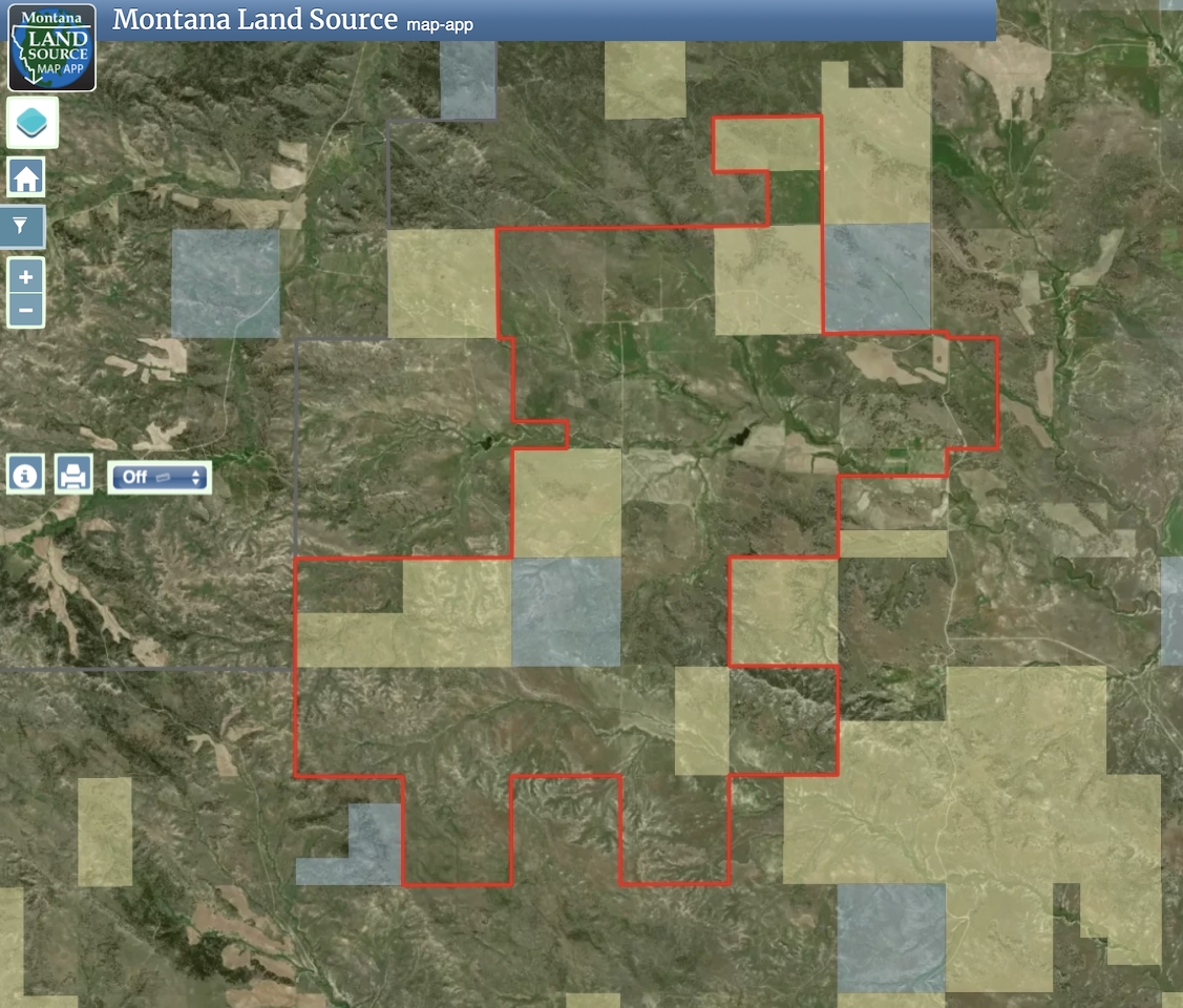 Windancer Ranch map image