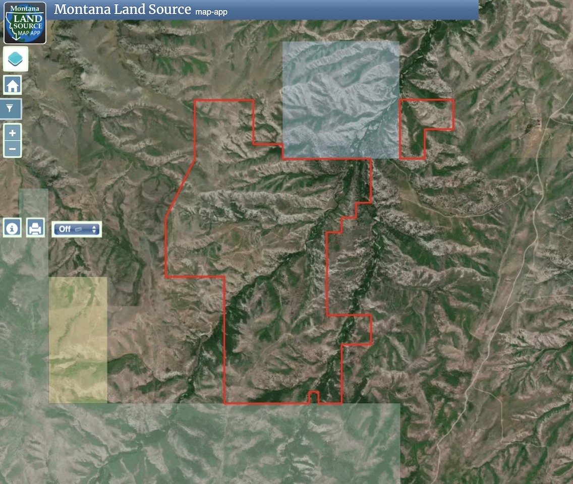 Upper Deer Creek Ranch map image