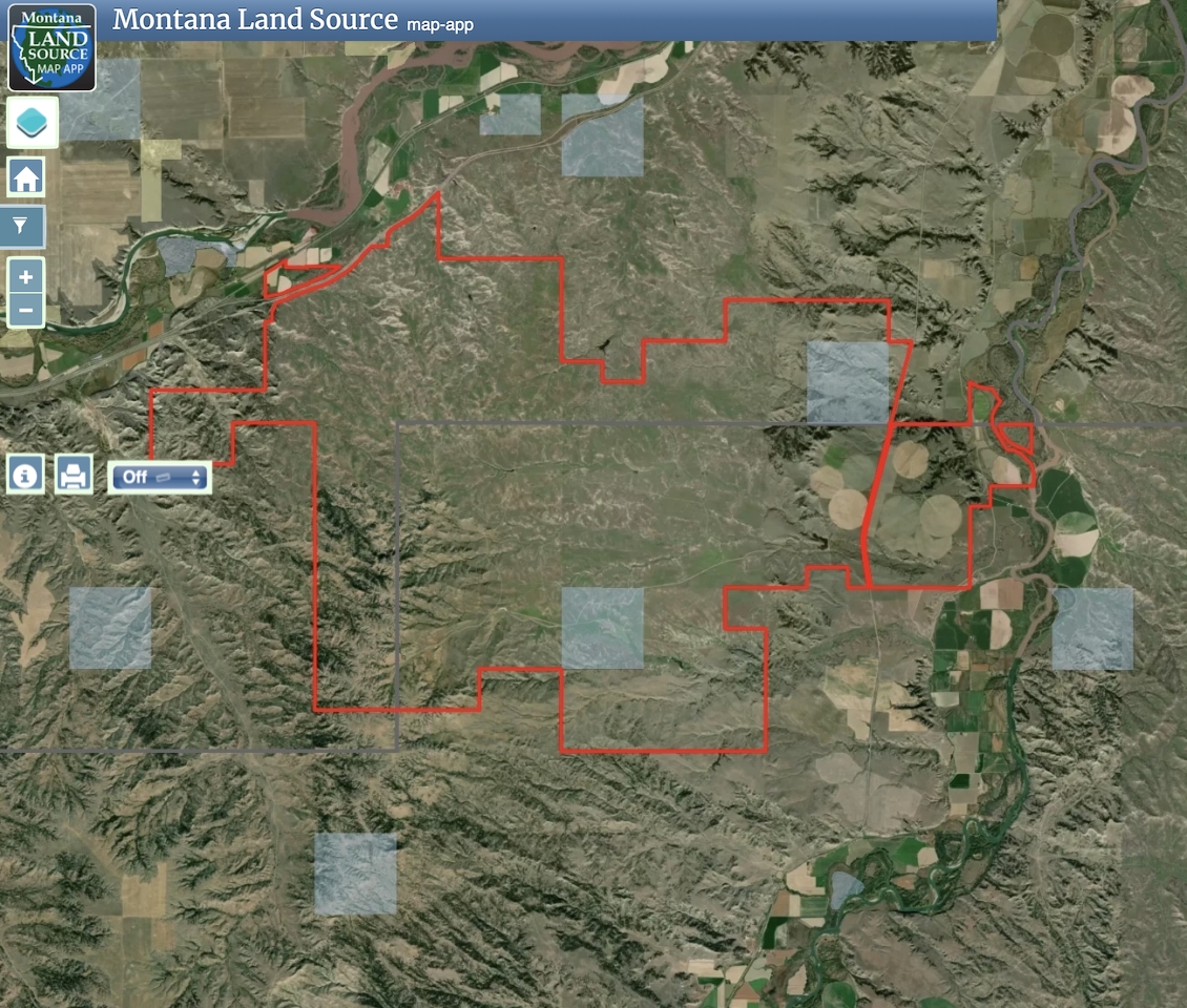 Custer Legacy Ranch map image